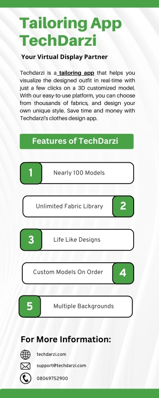 Online Tailoring App - TechDarzi