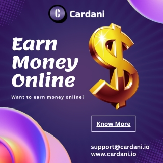 Cardani.io- Earn Money Online With Us!