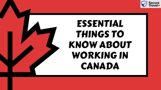 Essential Things to Know About Working in Canada