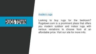 Modern Rugs  Rugstown.com