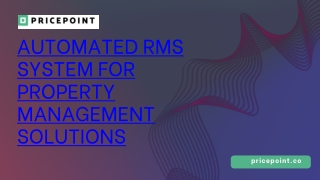 Automated RMS System for Property Management Solutions