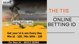 How To Check Trusted Cricket Betting Id Bookies | The TIIS | 88253-38386