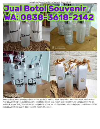 Ô8౩8~౩618~ᒿ1Ꮞᒿ (WA) Gift Botol Kaca Souvenir Botol Minum Kaca