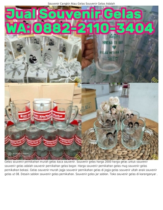 Ö882_211Ö_ᣮㄐÖㄐ (WA) Harga Souvenir Pernikahan Gelas Di Asemka Souvenir Gelas Sab