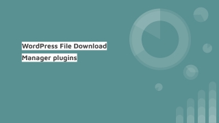 WordPress File Download Manager plugins