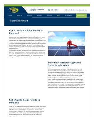 Solar Panels Portland