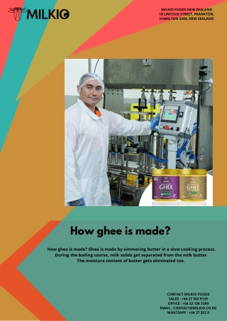 How ghee is made