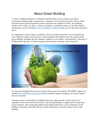 About Green Building