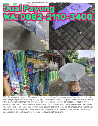 088ᒿ.ᒿ110.З400 (WA) Souvenir Perusahaan Payung Souvenir Payung Lipat Yogyakarta