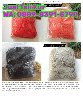 088ᑫ–8ЗᑫI–5ᜪᑫ0 (WA) Tali Kur Warna Hijau Tali Kur Dijual Dimana