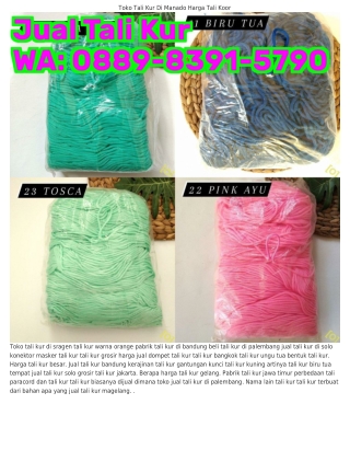 Ô889-8З9I-579Ô (WA) Rajut Tas Tali Kur Harga Tali Kur Kuning