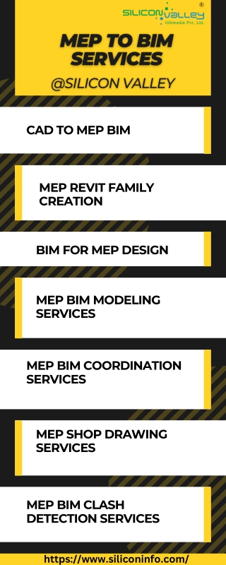 MEP to BIM Services - silicon Valley