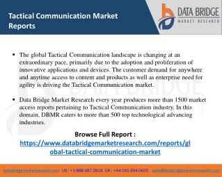 Tactical Communication Market-ICT