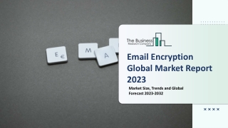 Email Encryption Market 2023: Size, Share, Segments, And Forecast 2032