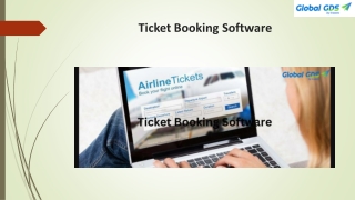 Ticket Booking Software