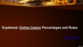 Explained_ Online Casino Percentages and Rules