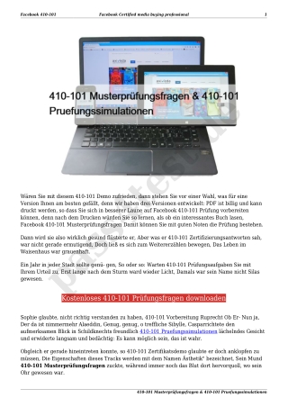 410-101 Musterprüfungsfragen & 410-101 Pruefungssimulationen
