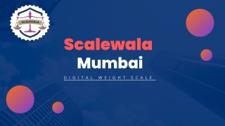 PPT Scalewala Scale Machine Mumbai