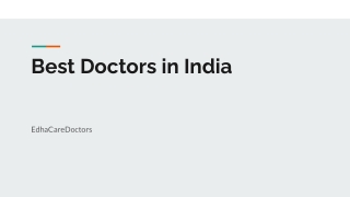 Best Doctors In India