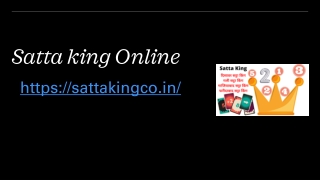 Satta king Online