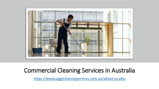 Commercial Cleaning Services in Australia