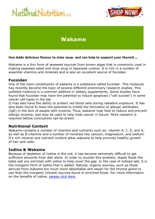 Wakame