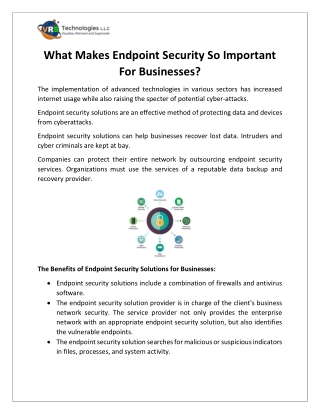 What Makes Endpoint Security So Important For Businesses