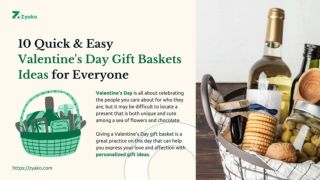 10 Quick & Easy  Valentine's Day Gift Baskets Ideas for Everyone