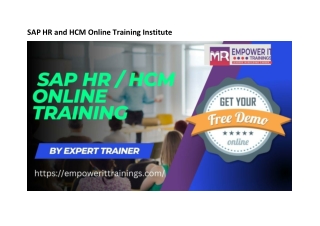 SAP HR and HCM Online Training USA, Australia, UAE,  UK,  Qatar, Singapore