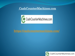 Cash Counting Machine