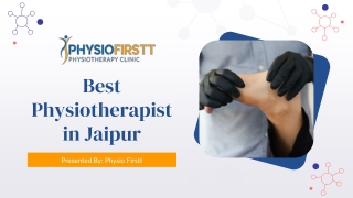 Consult With The Best Physiotherapist in Jaipur