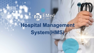 Hospital Management System(HMS)