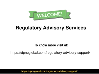 Regulatory Advisory Services