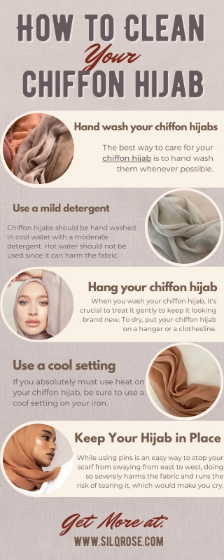 How to Clean Your Chiffon Hijab?