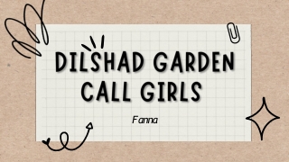 Dilshad Garden Call Girls