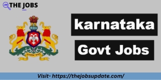 Karnataka government jobs 2023 Apply for openings on Sarkari Naukri  TheJobsUpdate
