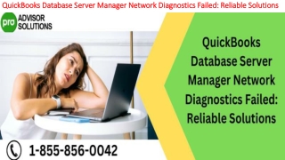 Tips To Move QuickBooks Database Server Manager Network Diagnostics Failed