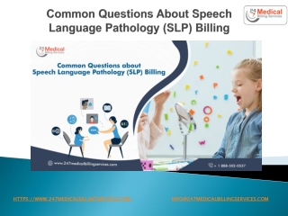 Common Questions About Speech Language Pathology (SLP) Billing