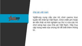 nhà cái việt nam  Vg99.org