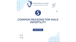 5 common reasons for male infertility