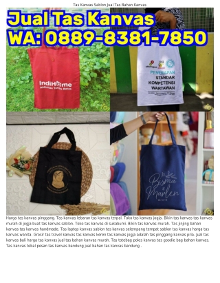 088ᑫ·8ᣮ8l·ᜪ850 (WA) Jual Tas Kanvas Polos Murah Jakarta Jual Tas Kanvas