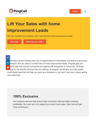 Lift Your Sales with home improvement Leads