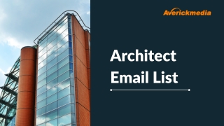 Architect Email List