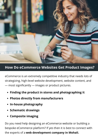 How Do eCommerce Websites Get Product Images?