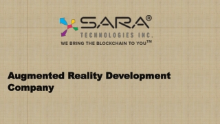 Augmented Reality Development Company