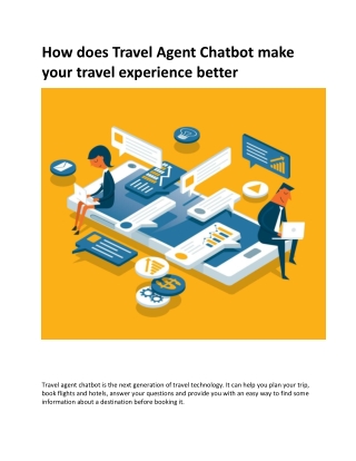 How does Travel Agent Chatbot make your travel experience better