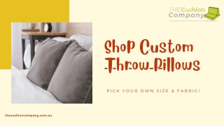 Shop Custom Throw Pillows