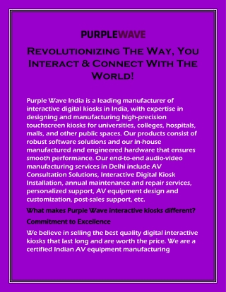 Revolutionizing The Way, You Interact & Connect With The World!
