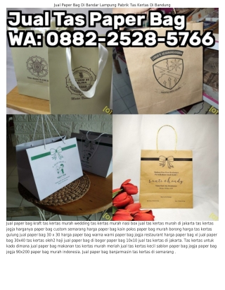 ౦88ᒿ•ᒿ5ᒿ8•57ϬϬ (WA) Tas Kertas Jogja Art Tas Kantong Kertas Harga