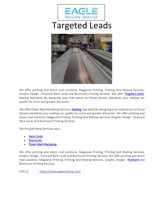 Targeted Leads